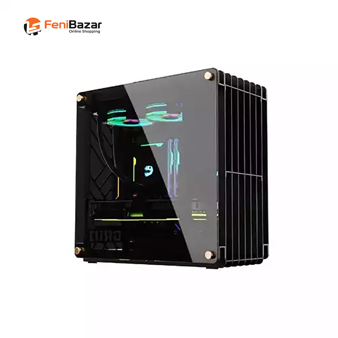 Value-Top Mloong Grid Series Open-Frame Gaming Case (Black)
