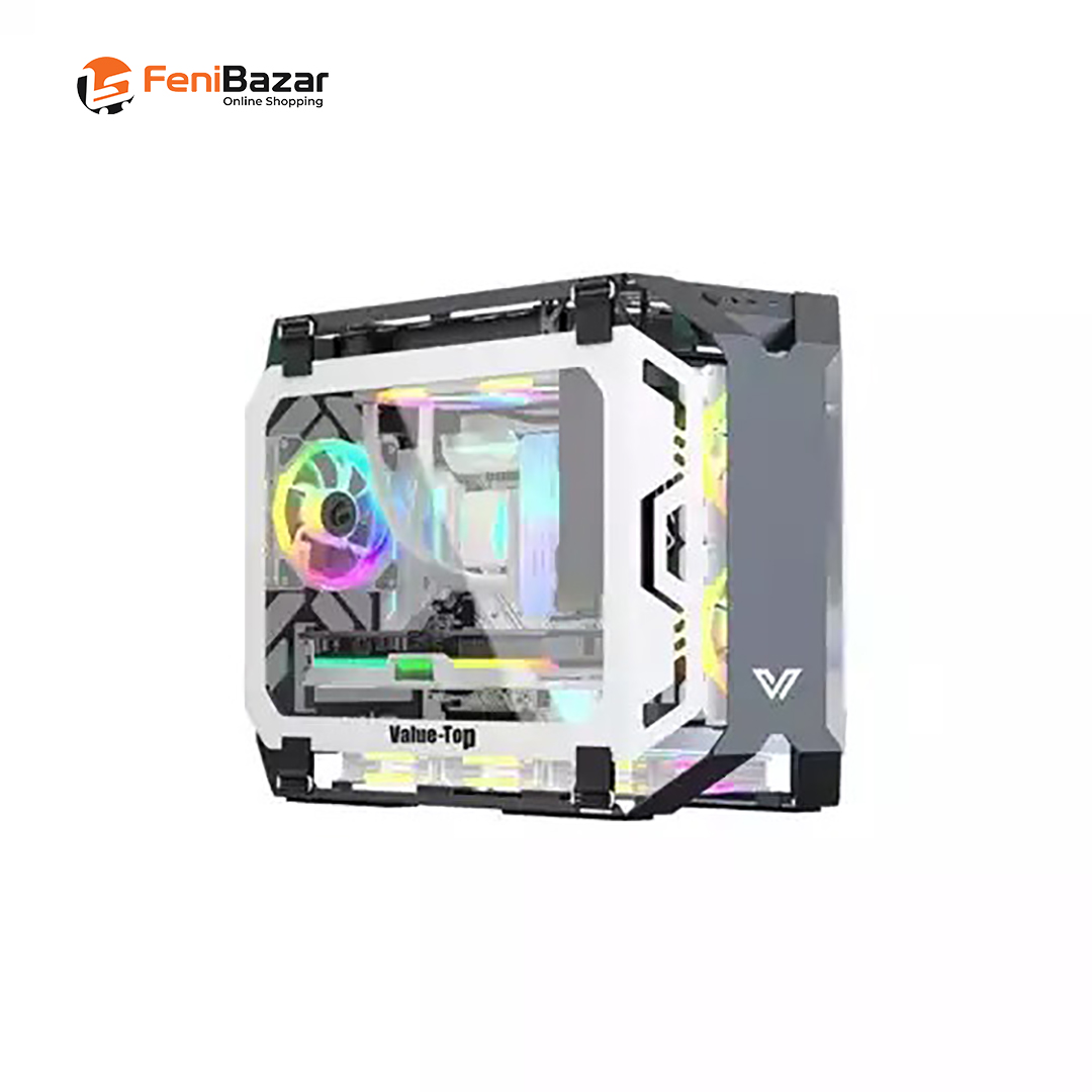 Value-Top X-Era Mloong Series Open-Frame M-ATX Gaming Case (Shining Grey)